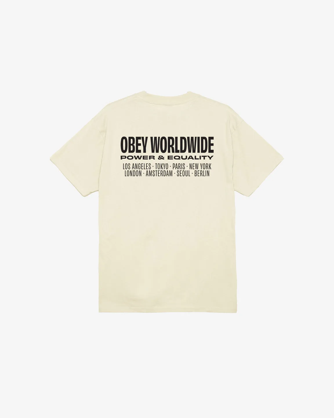 WORLDWIDE POWER & EQUALITY CLASSIC T-SHIRT sold by Obey product image thumbnail 3