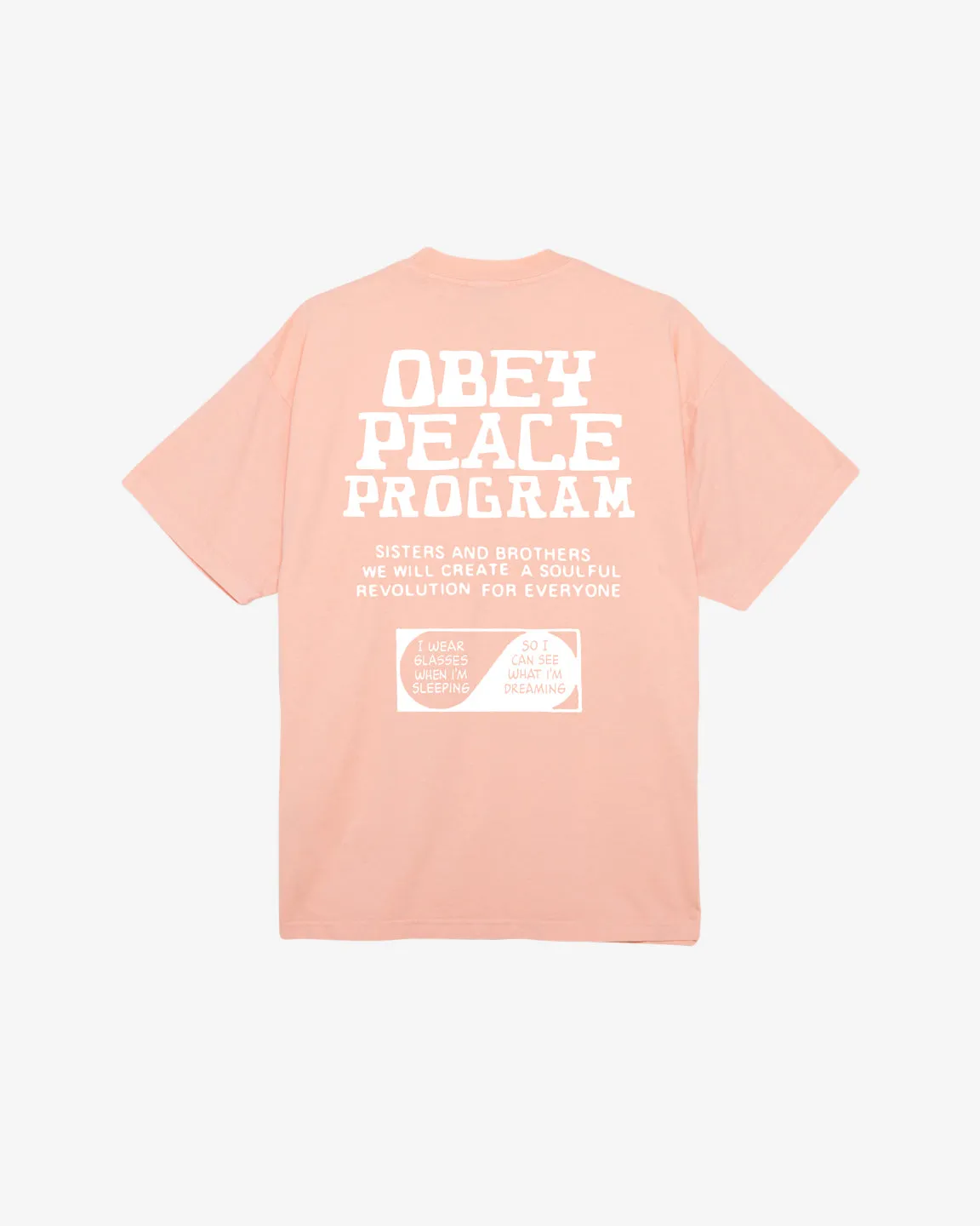 PEACE PROGRAM HEAVYWEIGHT T-SHIRT sold by Obey product image thumbnail 3