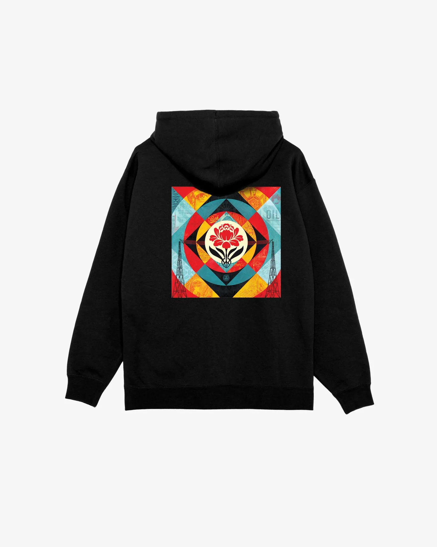 GEOMETRIC POWER CANVAS PREMIUM PULLOVER sold by Obey