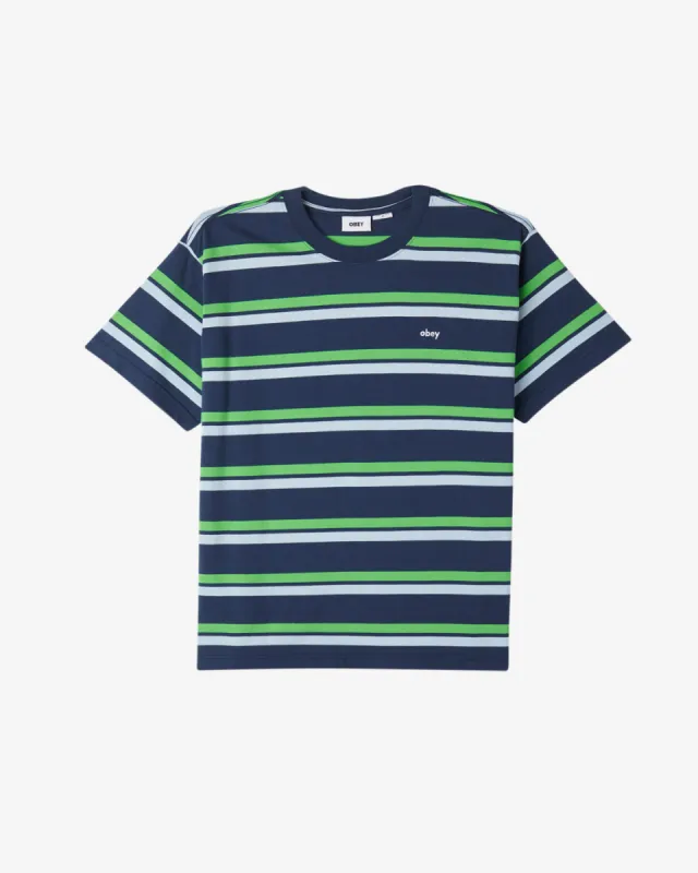 DISTANCE STRIPE T-SHIRT sold by Obey