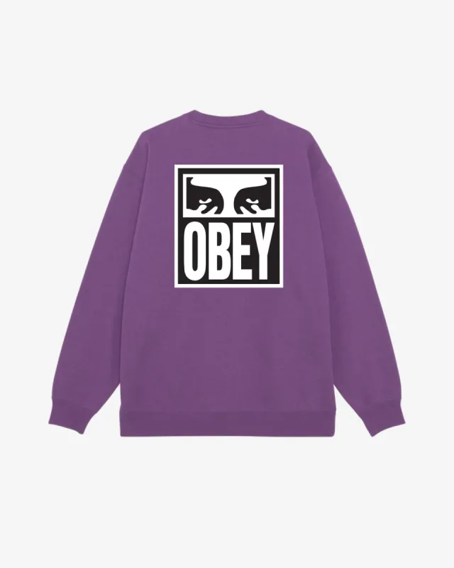 EYES ICON II HEAVYWEIGHT CREWNECK sold by Obey