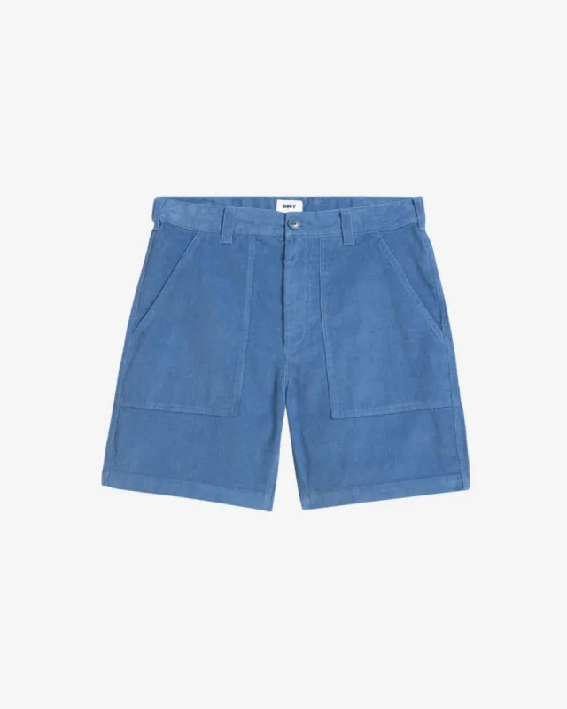 REED CORDUROY UTILITY SHORT sold by Obey