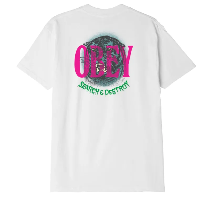 SEARCH & DESTROY TIGER CLASSIC T-SHIRT sold by Obey