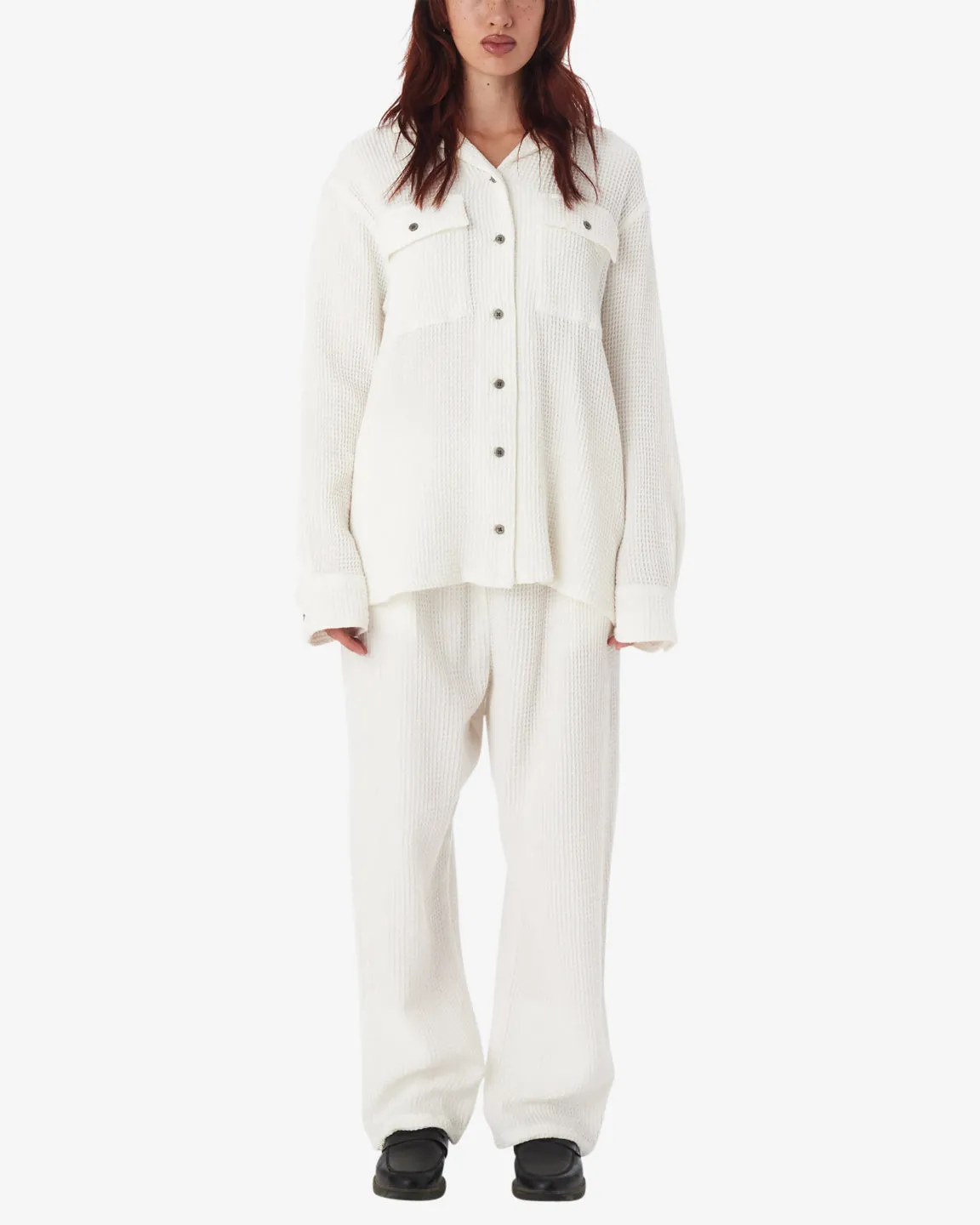 CAMILLE WAFFLE SHIRT sold by Obey product image thumbnail 4