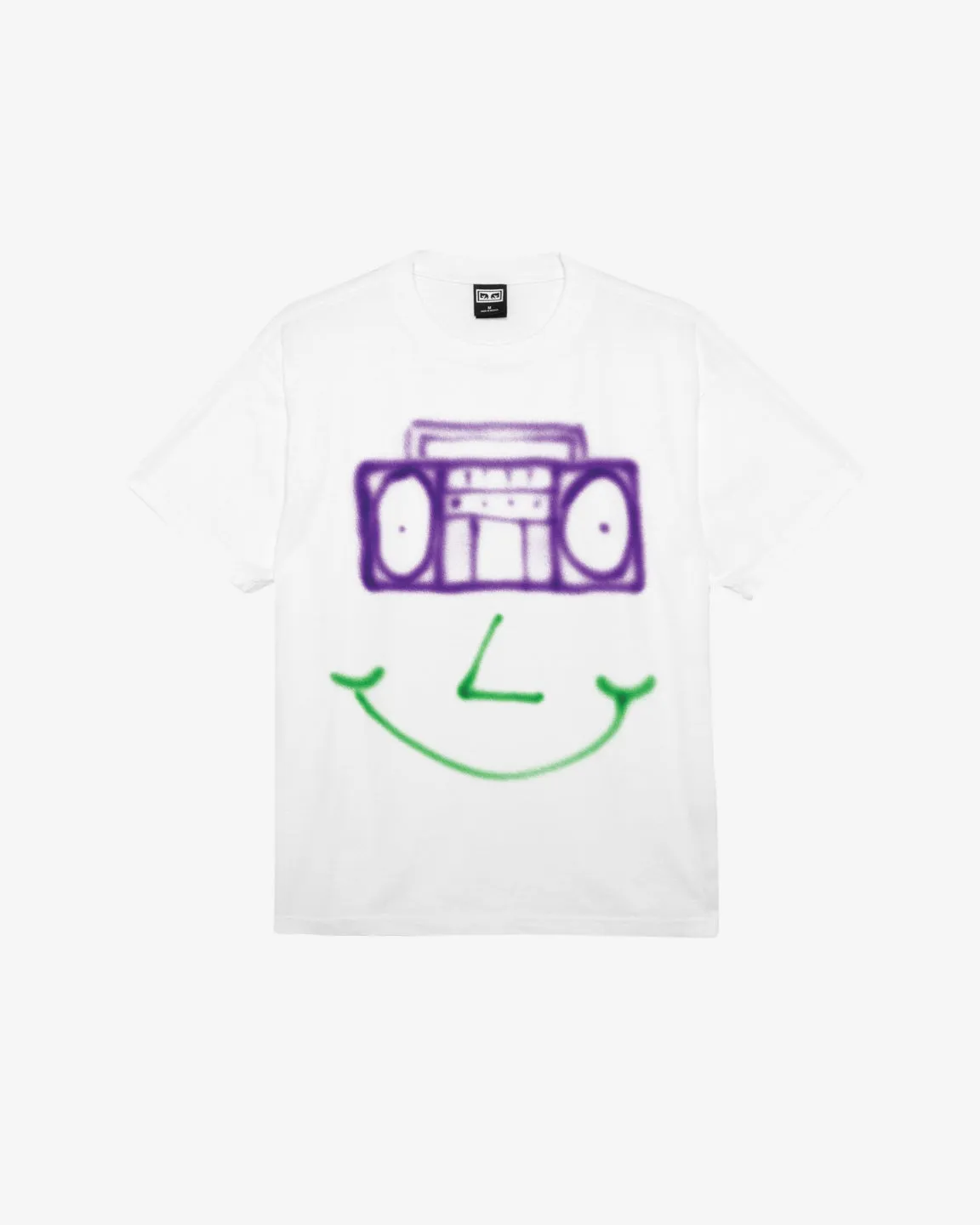 HAPPY BOOMBOX HEAVYWEIGHT T-SHIRT sold by Obey product image thumbnail 2