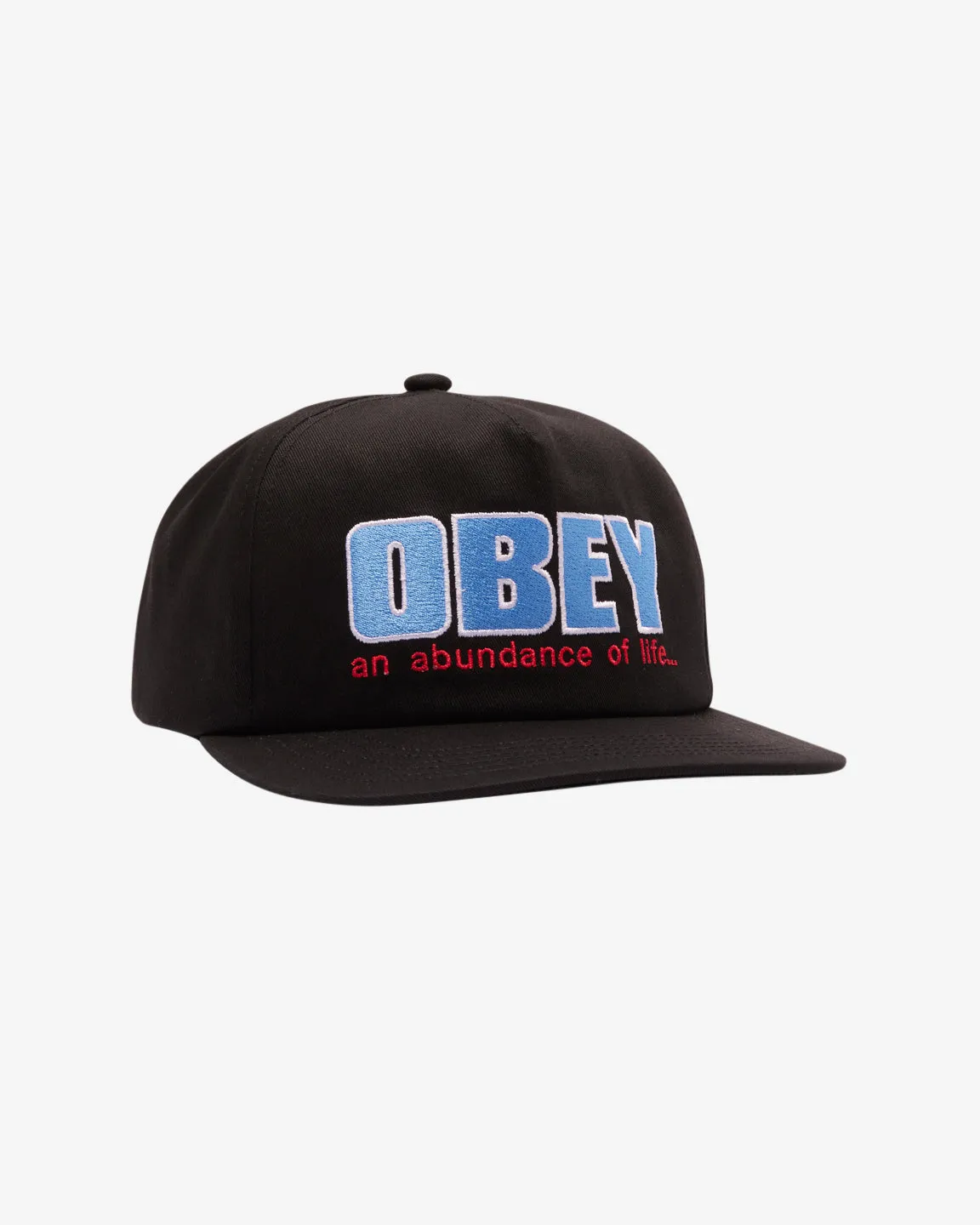 ABUNDANCE 5 PANEL SNAPBACK sold by Obey
