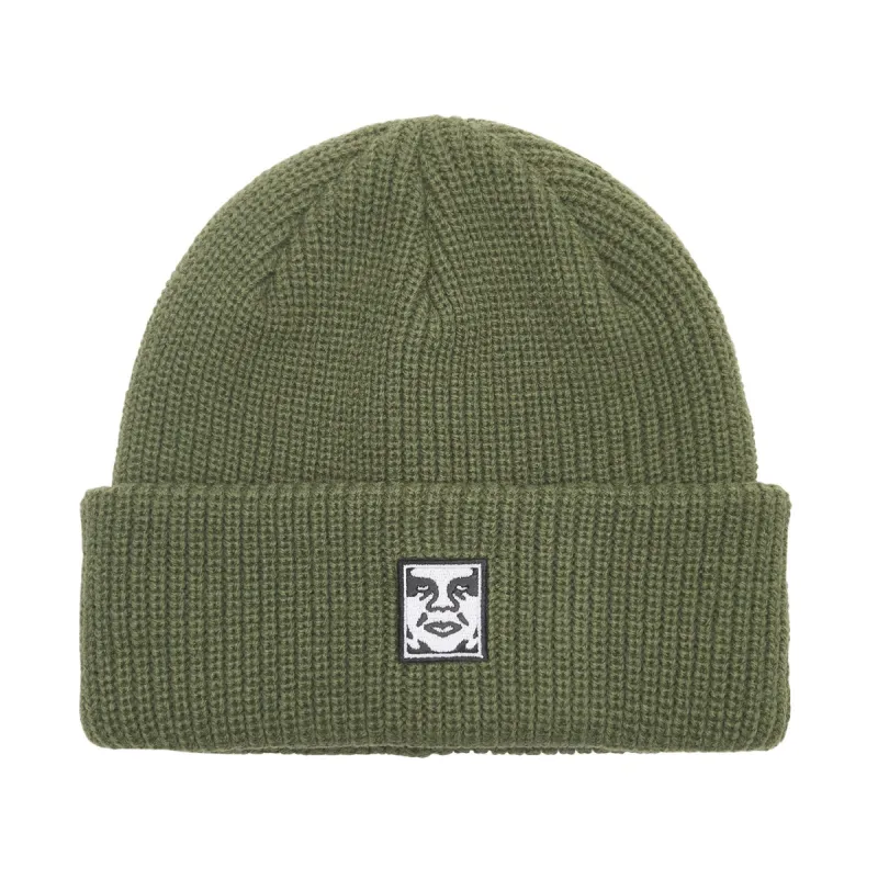 MID ICON PATCH CUFF BEANIE sold by Obey