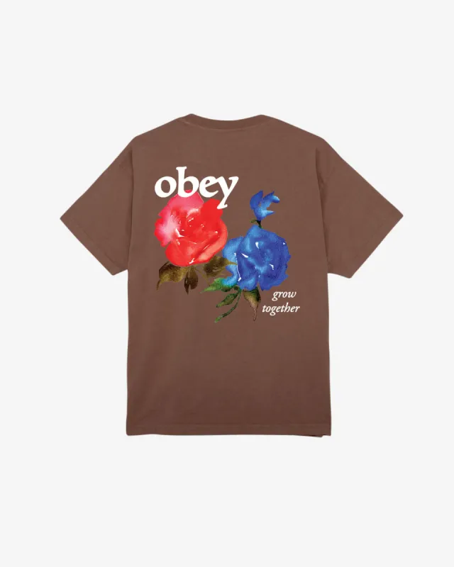 GROW TOGETHER HEAVYWEIGHT T-SHIRT sold by Obey