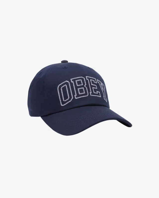 COLLEGIATE STRAP BACK HAT sold by Obey