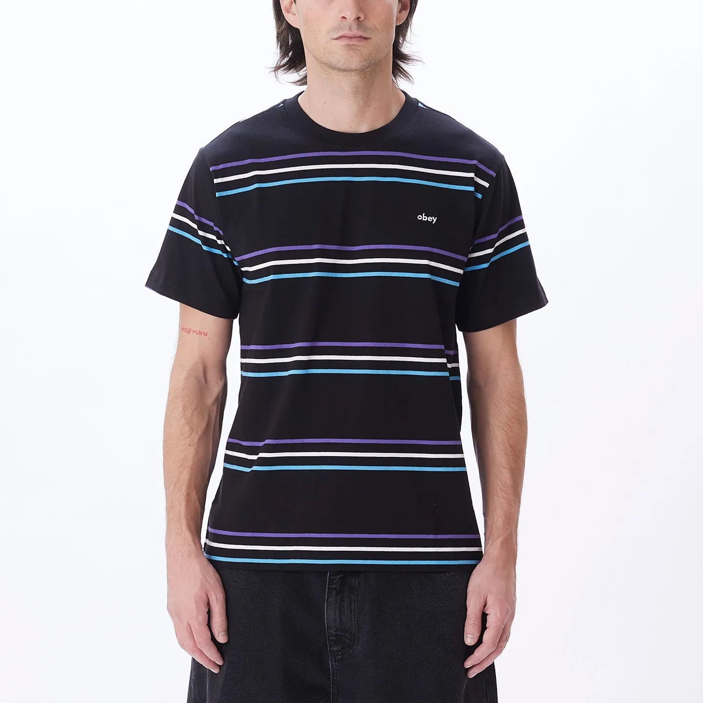MONTROSE STRIPE T-SHIRT sold by Obey product image thumbnail 3