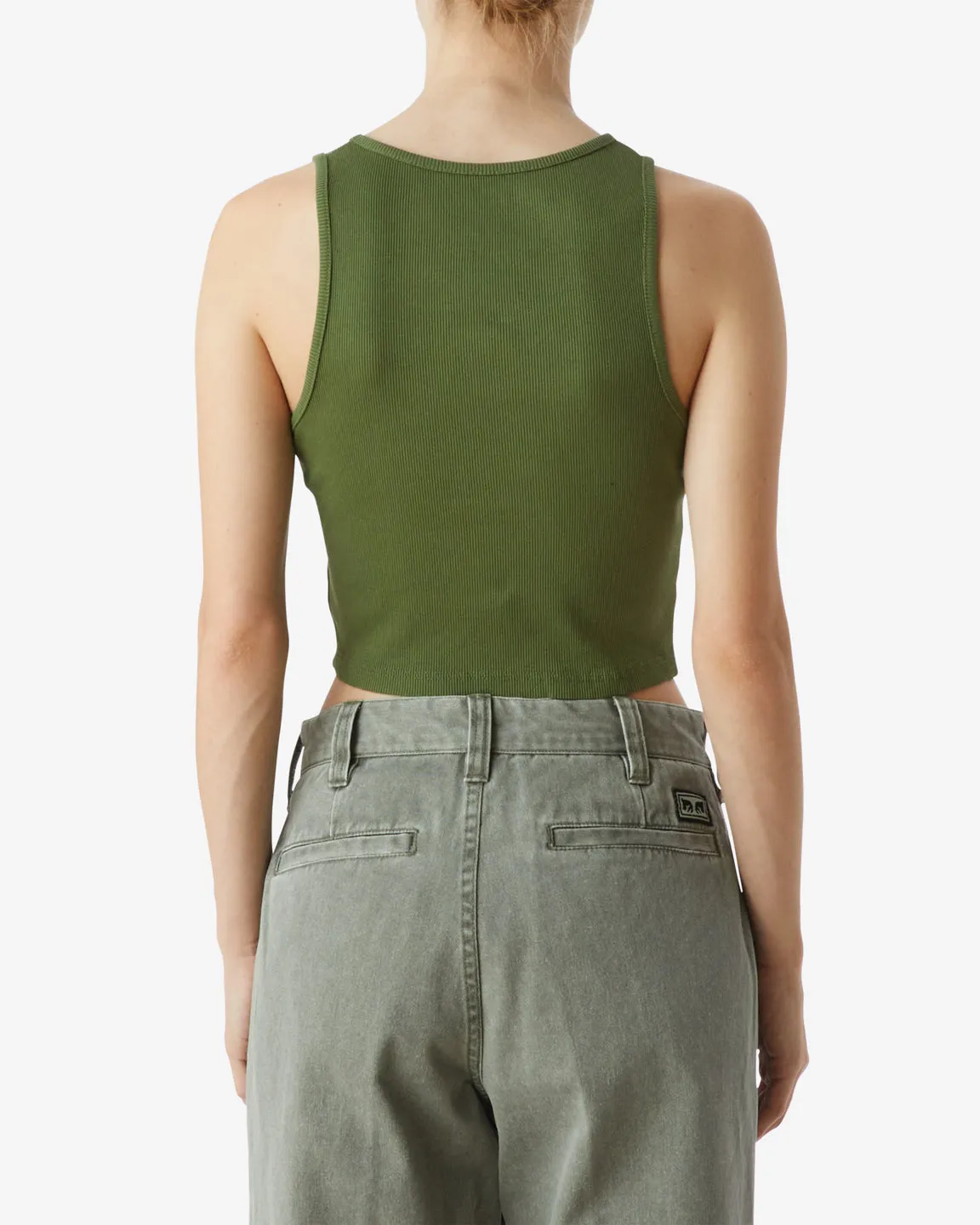 CROSS STITCH RIB TANK sold by Obey product image thumbnail 2