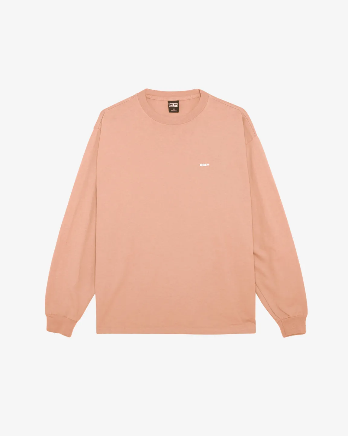 BOLD III HEAVYWEIGHT LS T-SHIRT sold by Obey product image thumbnail 3