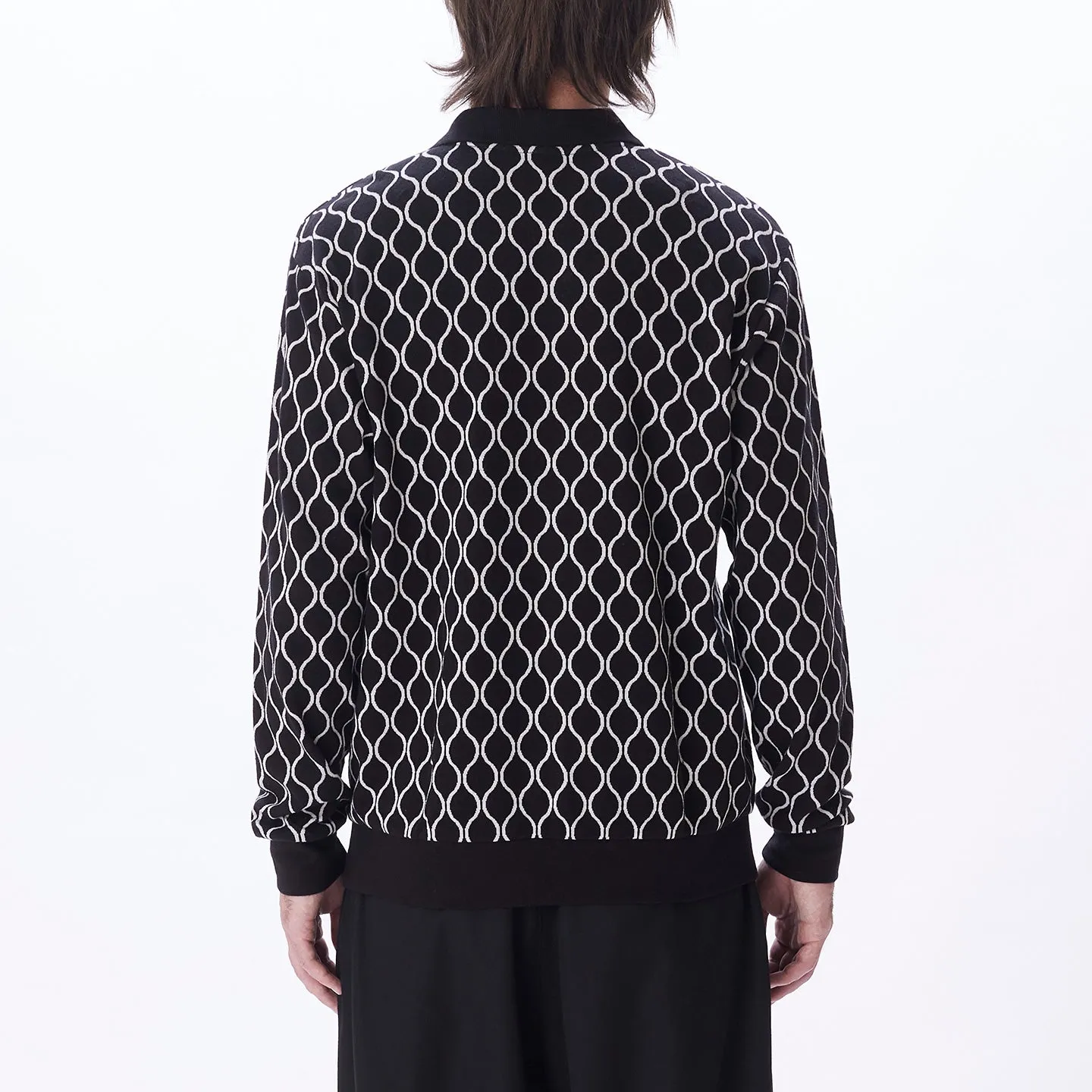 WINDMERE JAQUARD LS POLO sold by Obey product image thumbnail 5