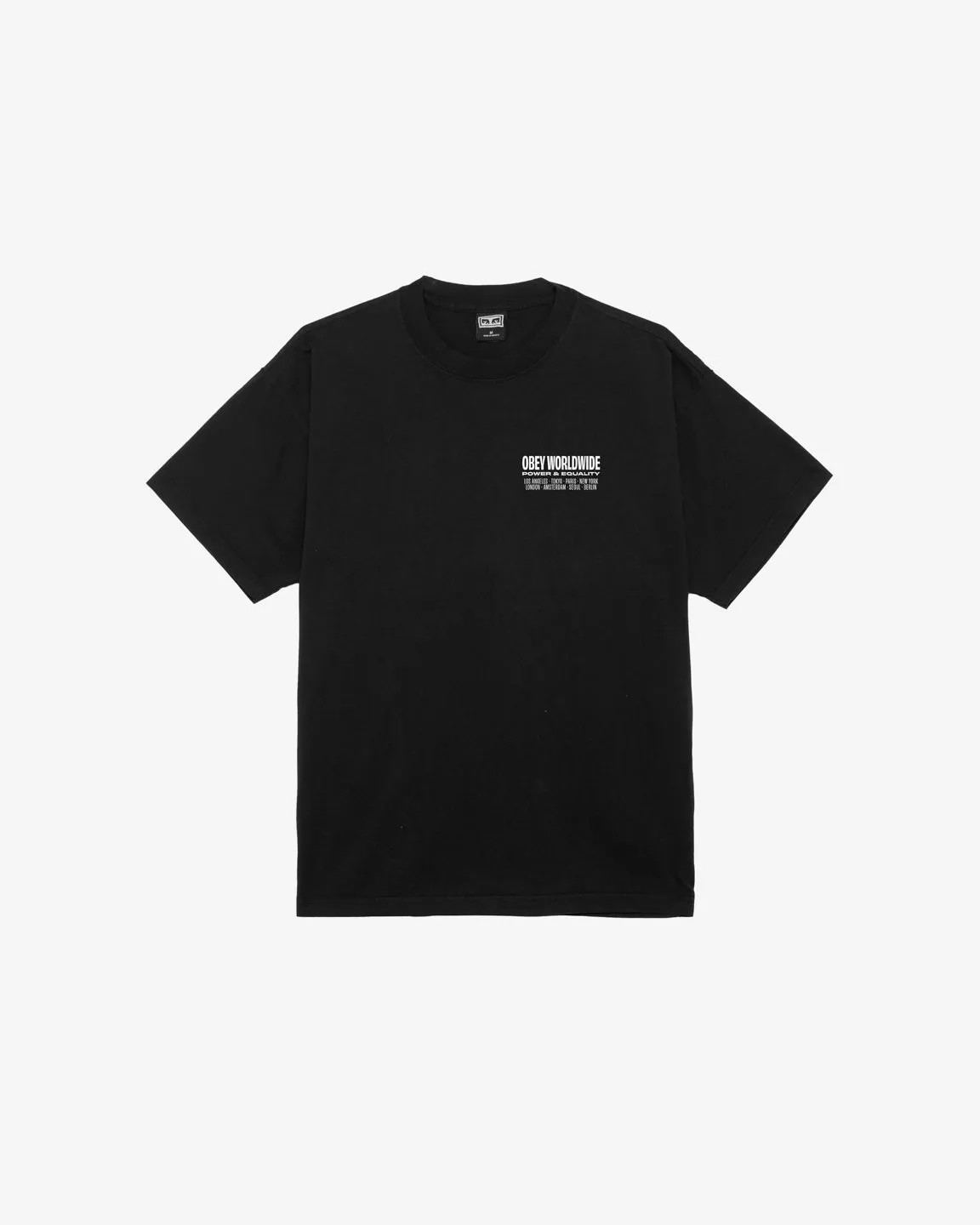 WORLDWIDE POWER & EQUALITY HEAVYWEIGHT T-SHIRT sold by Obey product image thumbnail 4