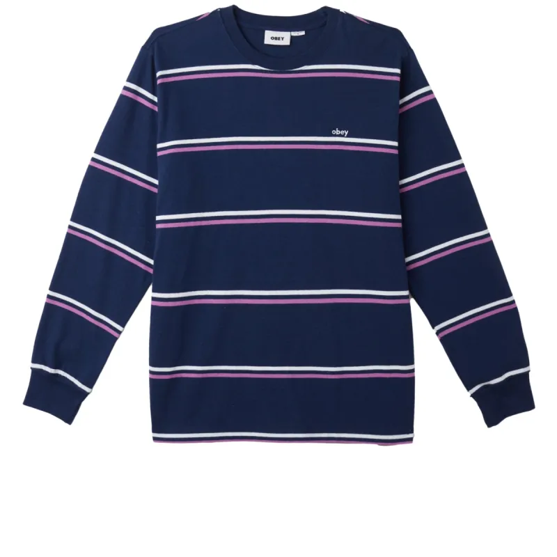 WARREN STRIPE LS KNIT sold by Obey