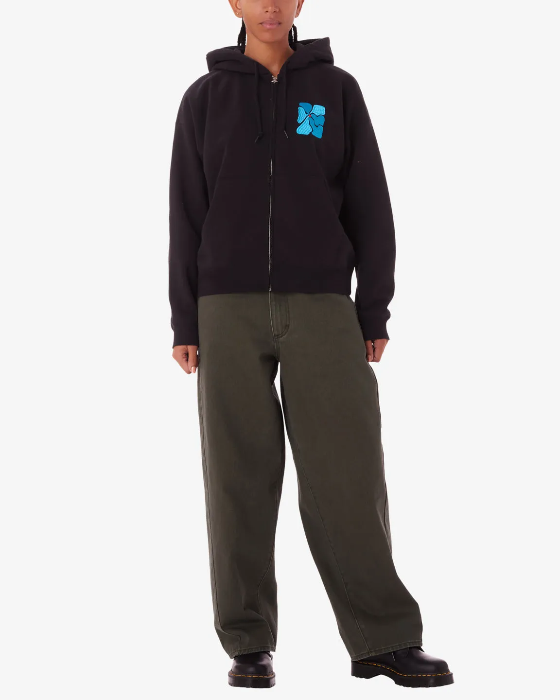 FLORA ZIP HOOD sold by Obey product image thumbnail 3