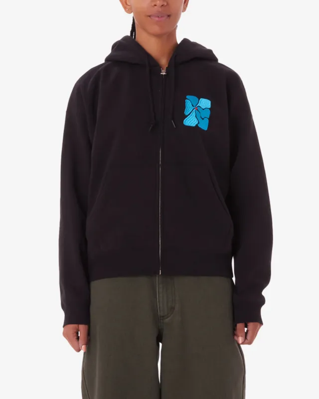 FLORA ZIP HOOD sold by Obey