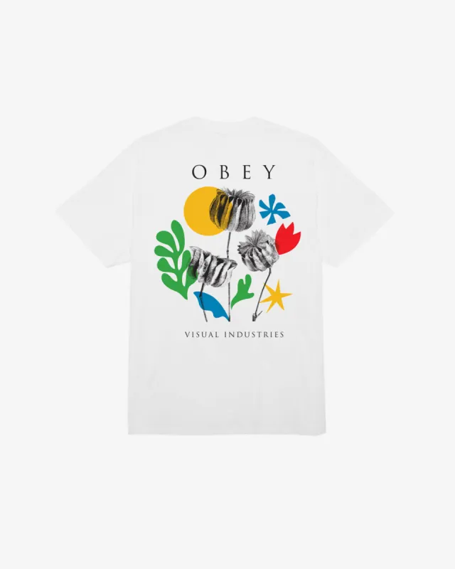 FLOWERS PAPERS SCISSORS CLASSIC T-SHIRT sold by Obey