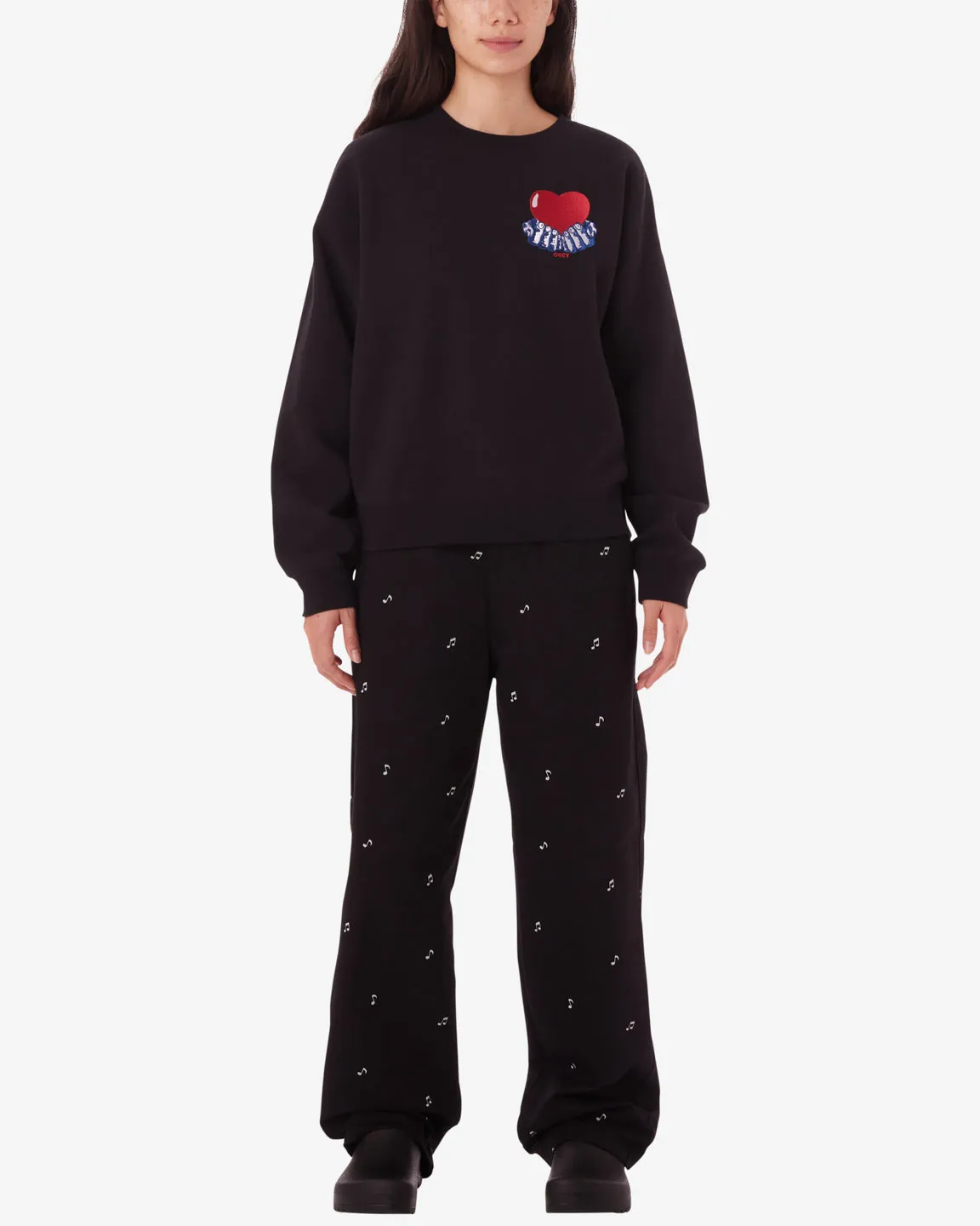 HEART CREWNECK sold by Obey product image thumbnail 4