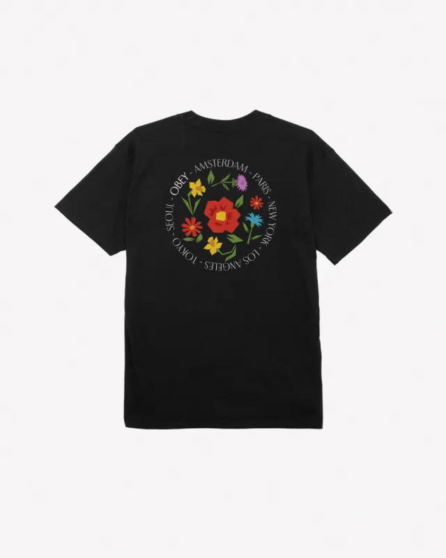 CITY FLOWERS CLASSIC T-SHIRT sold by Obey