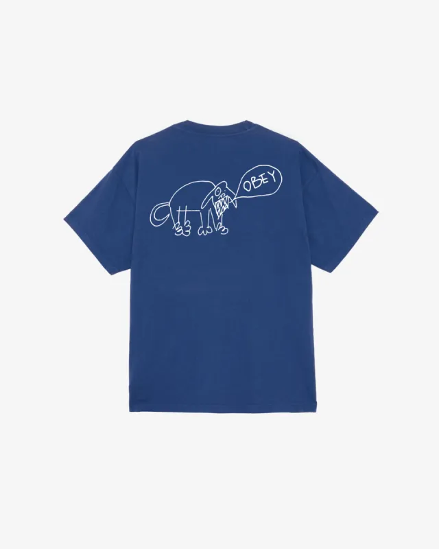 ANGRY DOG HEAVYWEIGHT T-SHIRT sold by Obey