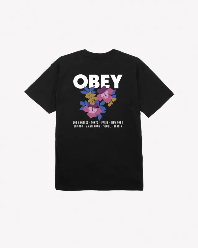 FLORAL GARDEN CLASSIC T-SHIRT sold by Obey