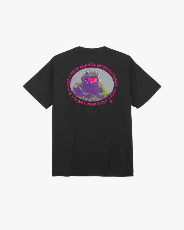 SLIMEY WORLD PIGMENT T-SHIRT sold by Obey