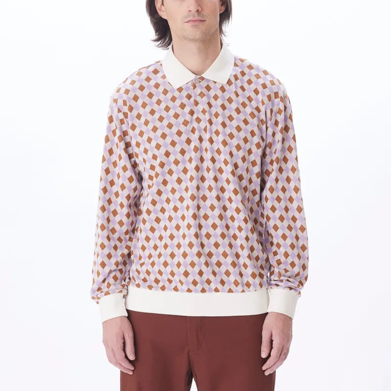 CAPRI JAQUARD LS POLO sold by Obey