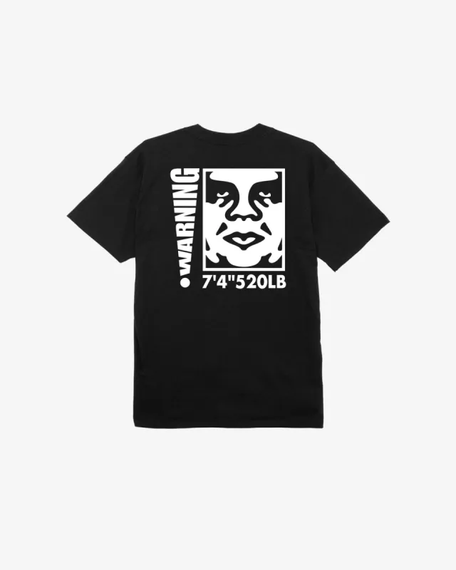 WARNING CLASSIC T-SHIRT sold by Obey