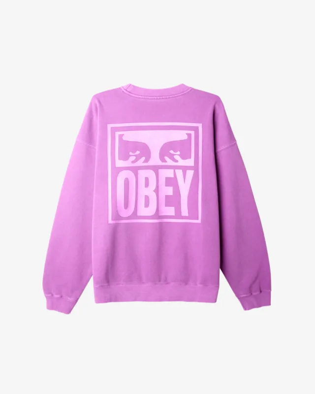 EYES ICON EXTRAHEAVY CREWNECK sold by Obey