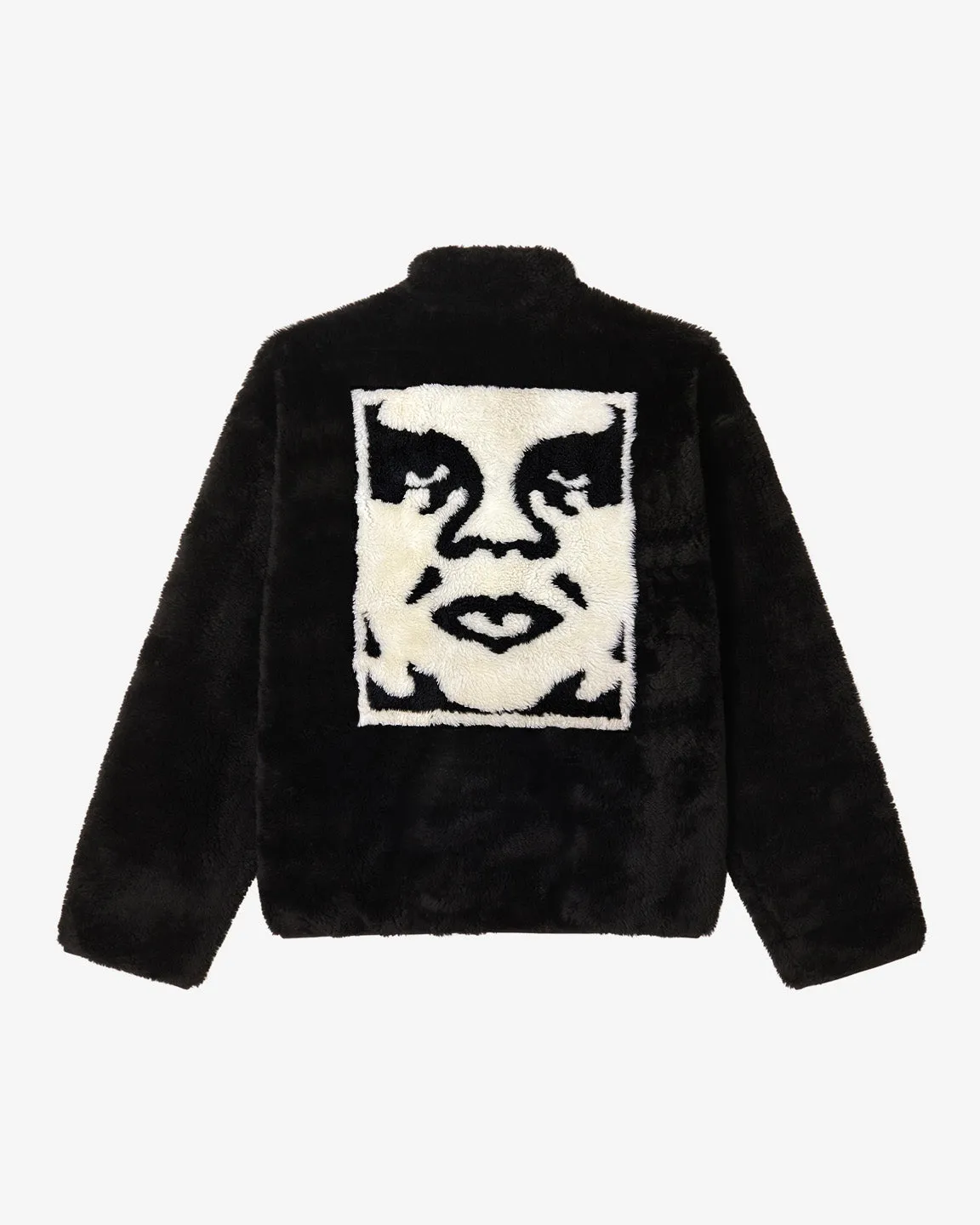 ICON FACE SHERPA JACKET sold by Obey product image thumbnail 2