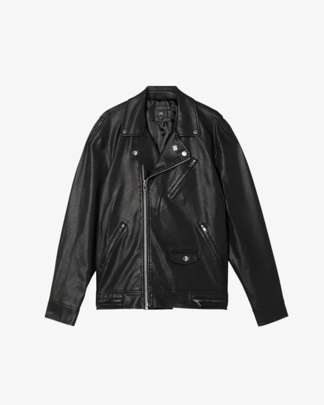 BASTARDS LEATHER JACKET sold by Obey