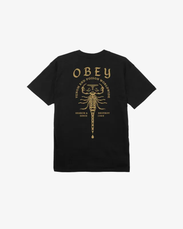 SCORPION CLASSIC T-SHIRT sold by Obey