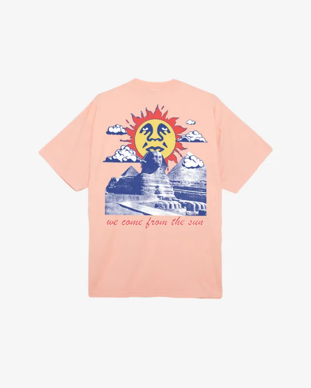 WE COME FROM THE SUN HEAVYWEIGHT T-SHIRT sold by Obey