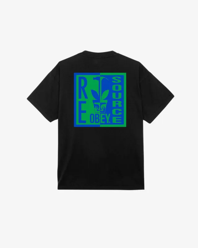 RE SOURCE HEAVYWEIGHT T-SHIRT sold by Obey