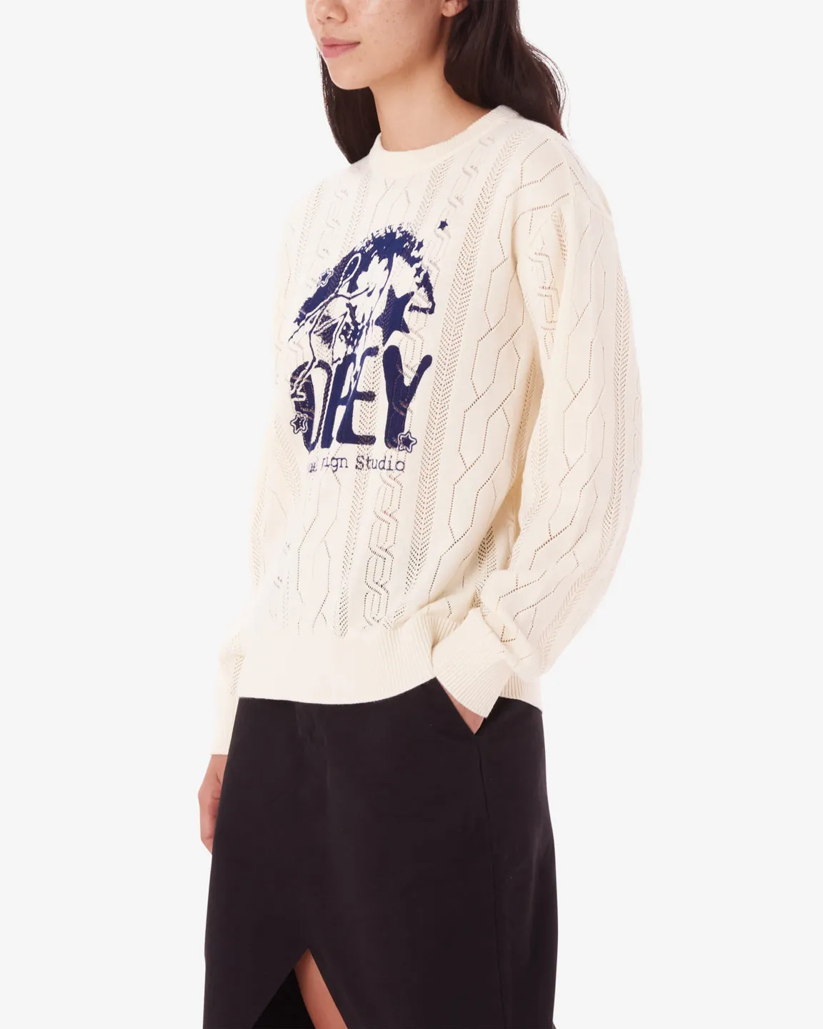 STUDIO CREWNECK SWEATER sold by Obey product image thumbnail 2