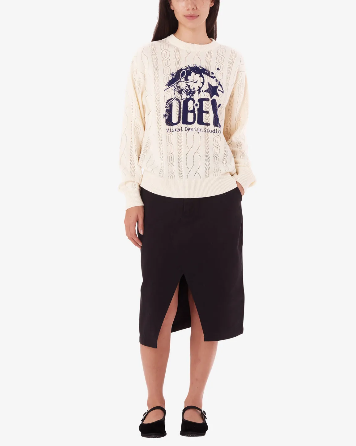 STUDIO CREWNECK SWEATER sold by Obey product image thumbnail 4