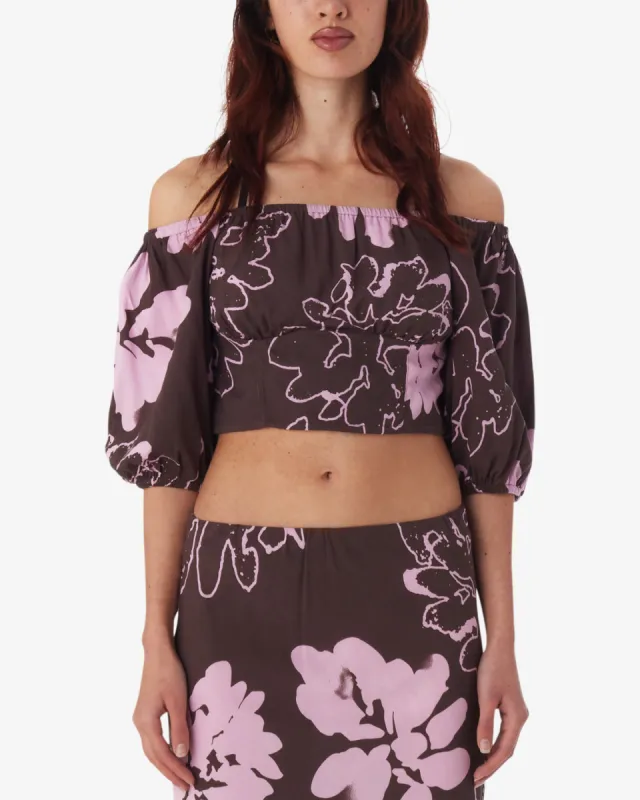 ZINNIA COLD SHOULDER TOP sold by Obey