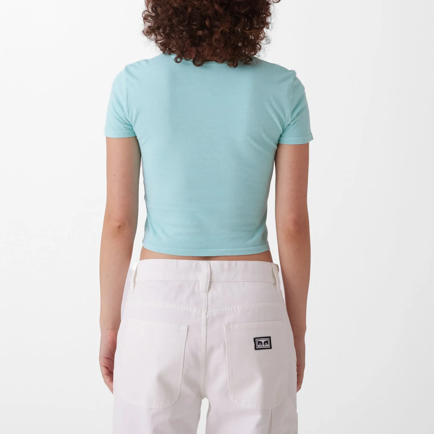 HOUSE OF OBEY BUTTERFLY CROPPED CHLOE FITTED T-SHIRT sold by Obey product image thumbnail 4