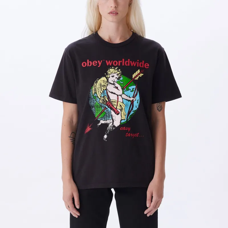 CHERUB EASY TARGET CHOICE PIGMENT DYE T-SHIRT sold by Obey