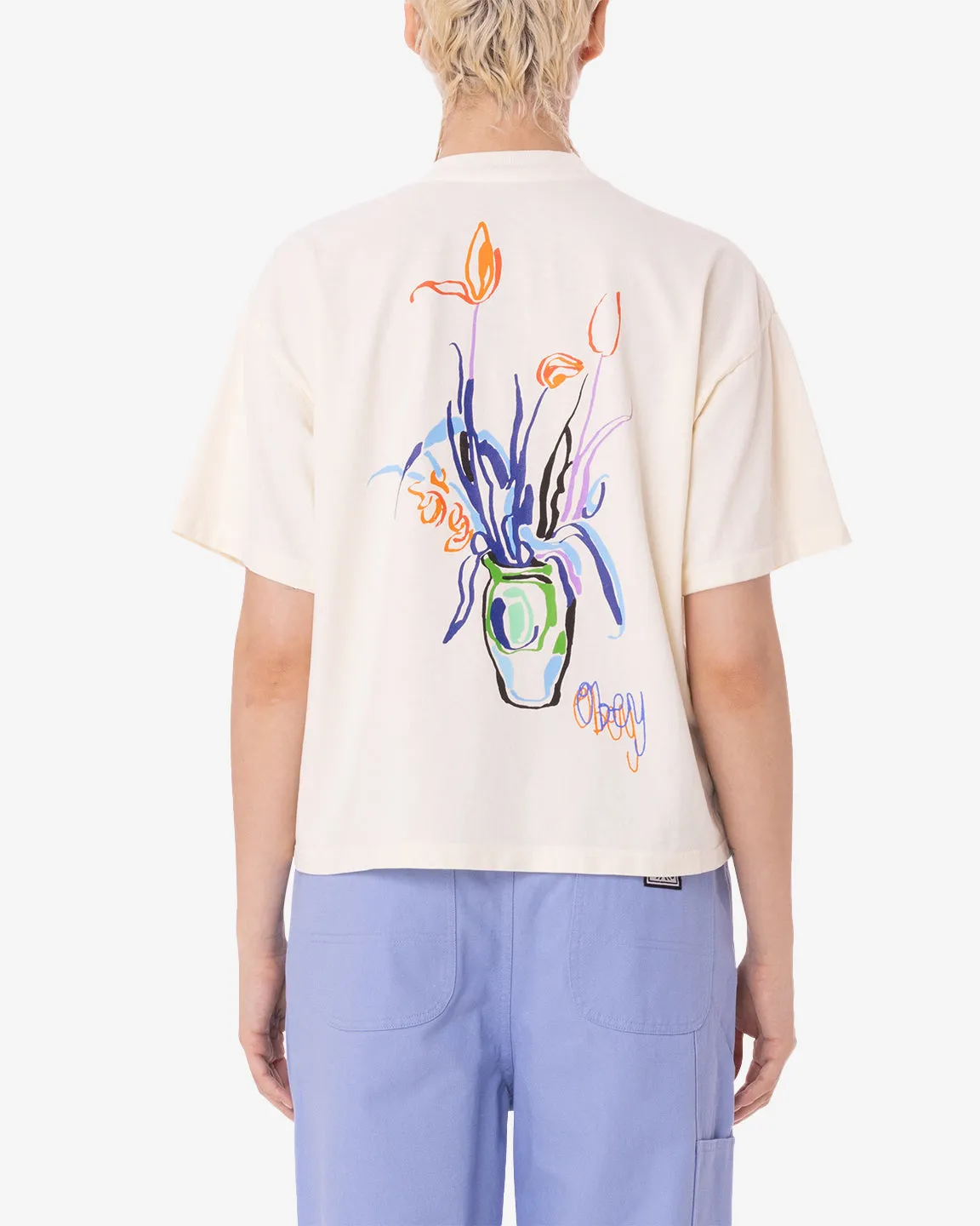 LIQUID BOUQUET RAEGAN T-SHIRT sold by Obey product image thumbnail 2