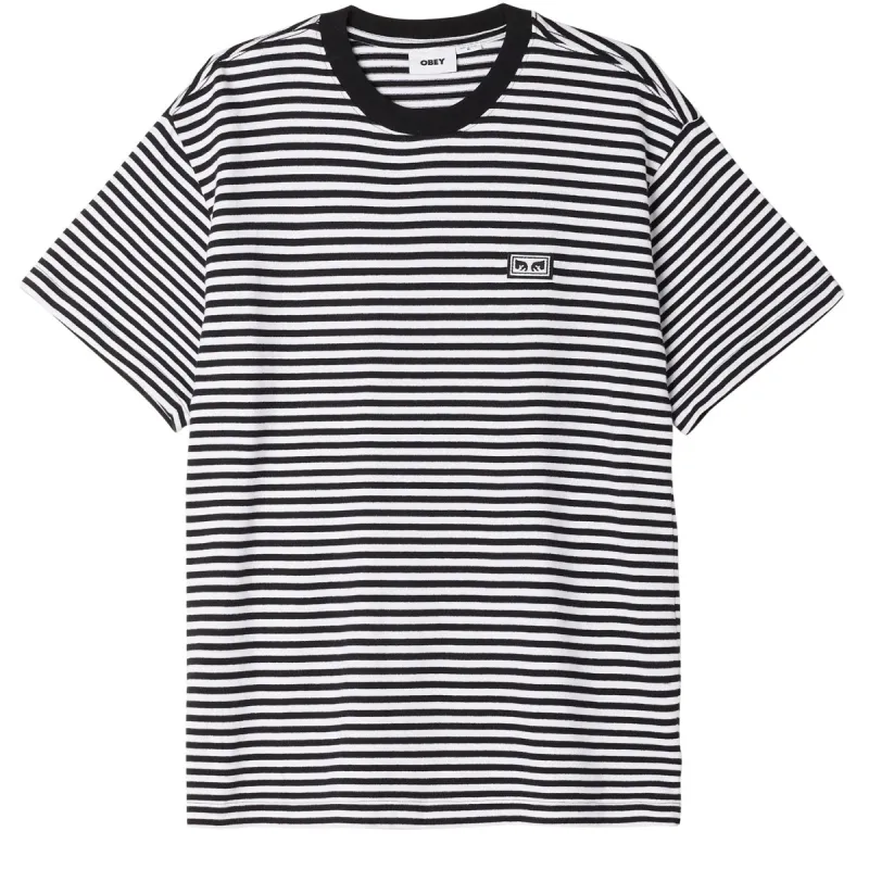 ESTABLISHED WORKS EYES STRIPE T-SHIRT sold by Obey