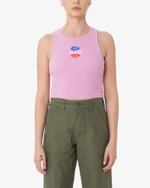 EYE, LIPS, OBEY RIB MEGAN TANK sold by Obey