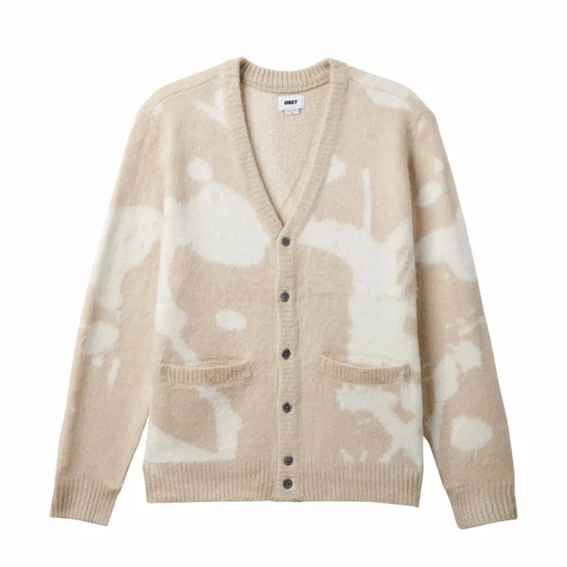 LUKA SPLATTER CARDIGAN sold by Obey