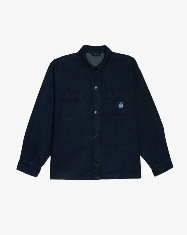 WINSTON RECYCLED SHIRT JACKET sold by Obey