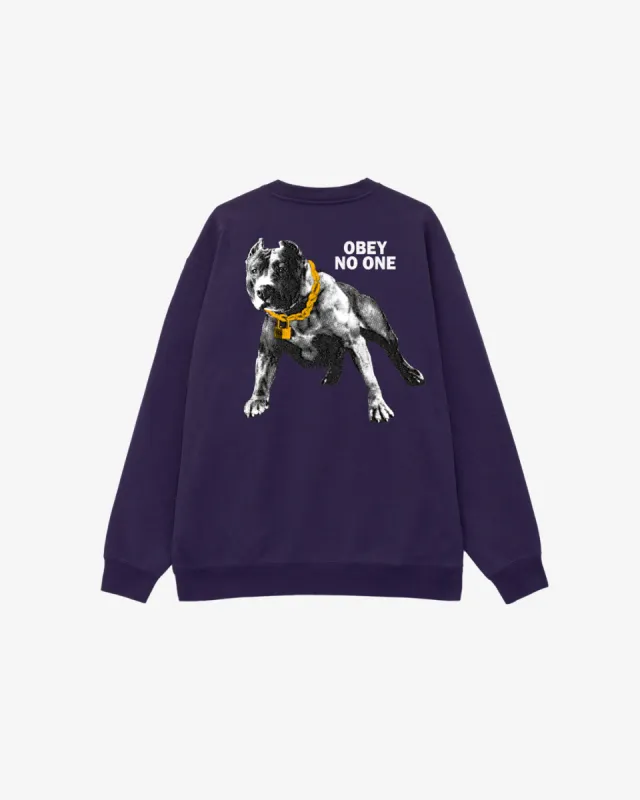 OBEY NO ONE PREMIUM CREWNECK sold by Obey