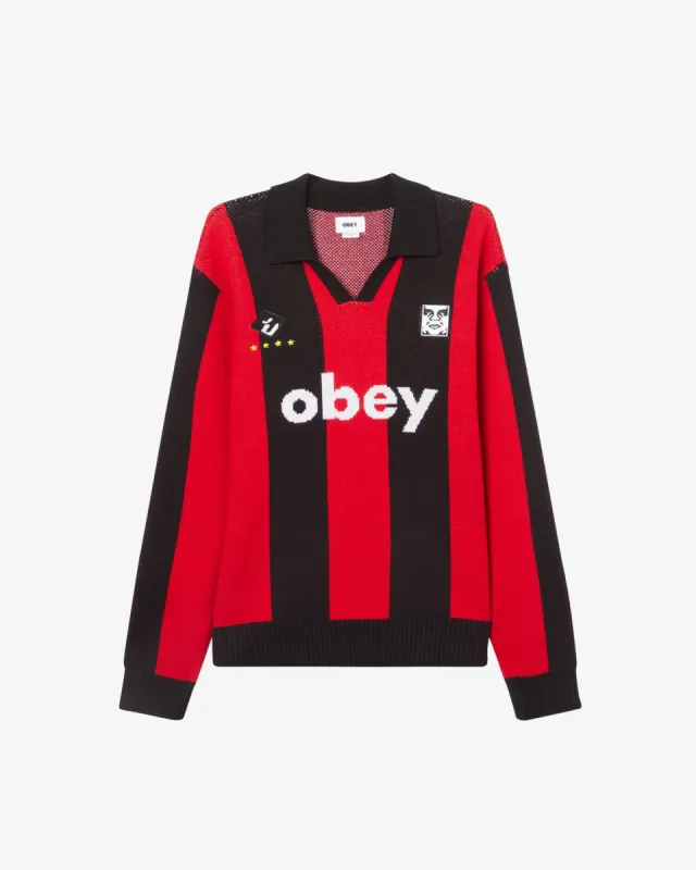 SOCCER JERSEY SWEATER sold by Obey