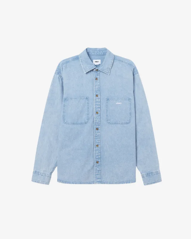 BIGWIG DEAN DENIM SHIRT sold by Obey