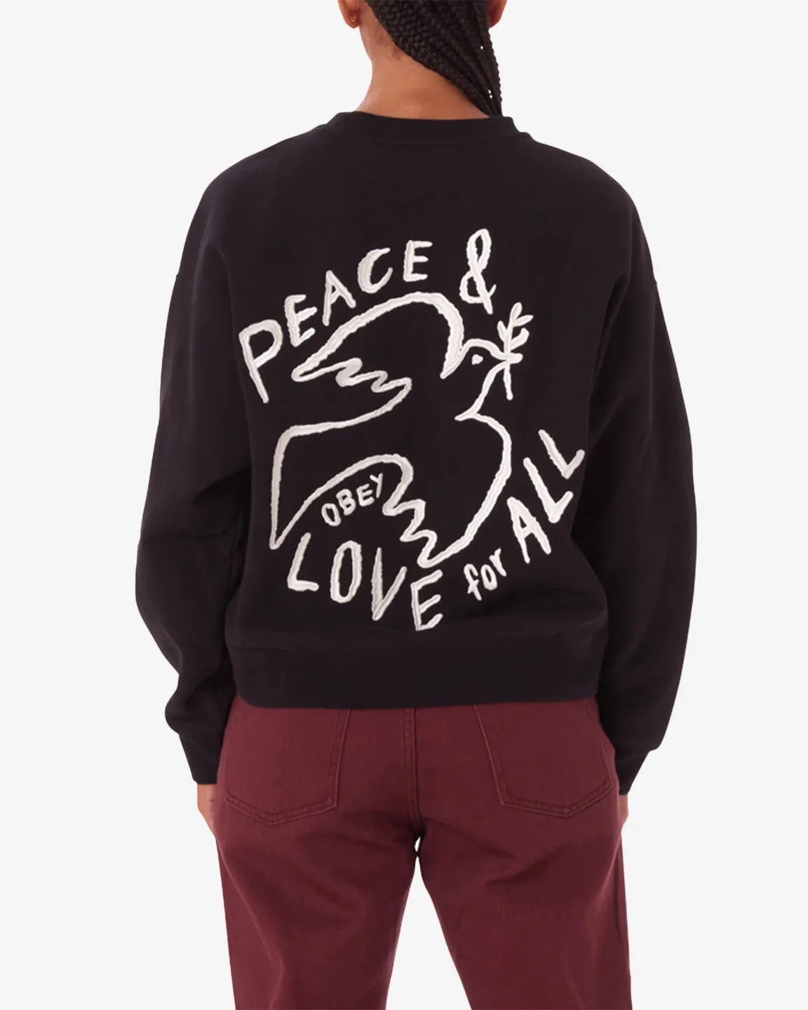PEACE DOVE CREWNECK sold by Obey product image thumbnail 3