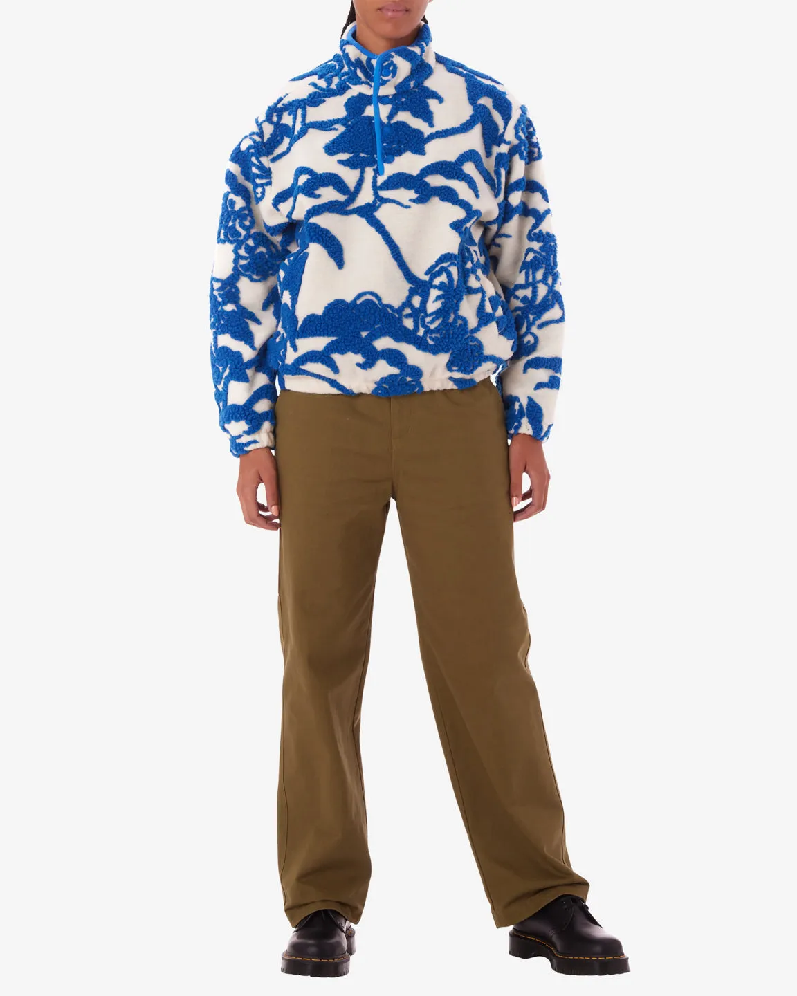 SCENIC MOCK NECK PULLOVER sold by Obey product image thumbnail 4